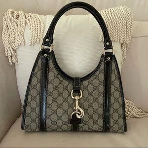 Gucci Canvas Shoulder Bag (Authentic)
